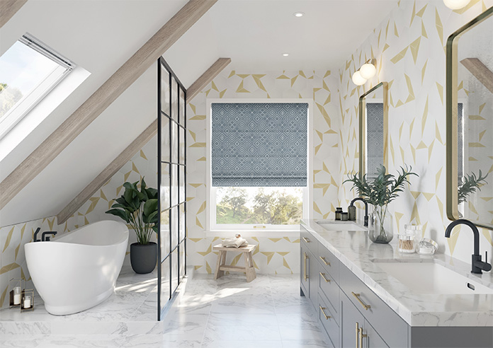 Newquay, Sterling - Roman Blind - Image 8